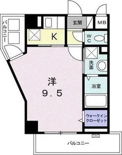 東京都荒川区荒川1【マンション】の間取り