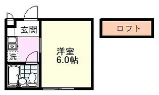 ヴィラ鷹の台【2階】の間取り
