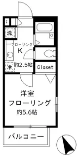 エストゥディオ【3階】の間取り