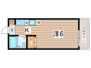 ハイツサンフラワ-【2階】の間取り