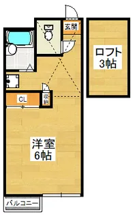 ヴィラ・メテオ【1階】の間取り