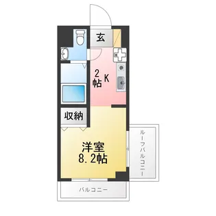 ダイユウビル本郷【5階】の間取り