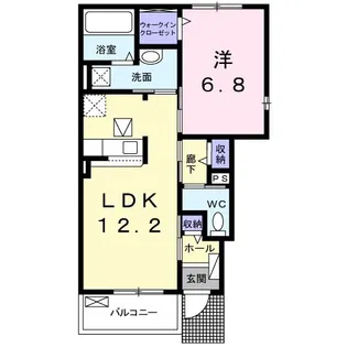 ソレイユ【1階】の間取り