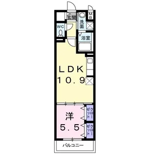 ジェルメヴィラ【1階】の間取り