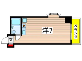 リンデンハイム菊川【9階】の間取り