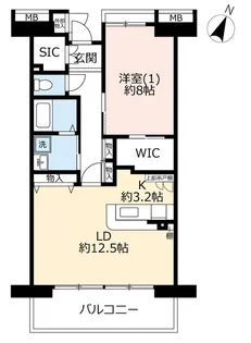 URコンフォール霞ヶ丘【3階】の間取り
