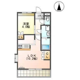 サンコート南【3階】の間取り