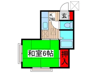 ドミ-ルK D棟【1階】の間取り