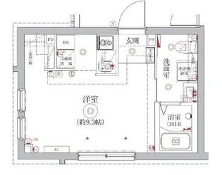 ベルシードステアー東陽町【1階】の間取り