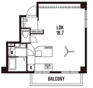 東京都大田区大森中2【マンション】の間取り
