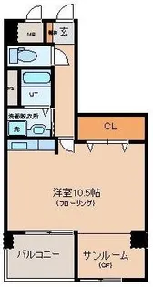 ソラリア コルテ【7階】の間取り