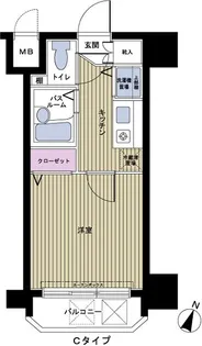 フェニックス幡ヶ谷壱番館【11階】の間取り