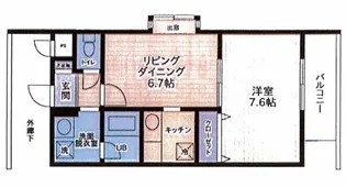 千歳パビリオン【1階】の間取り