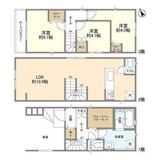 埼玉県さいたま市南区辻2【一戸建】の間取り
