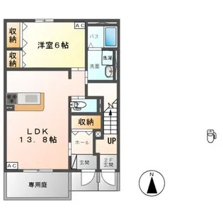 ポラリス A棟【1階】の間取り