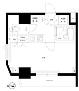 東京都江東区毛利1【マンション】の間取り