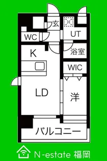 福岡県福岡市早良区城西2【マンション】の間取り