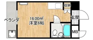 ベルポアン梅ヶ丘【2階】の間取り