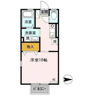 ルミエール A棟【2階】の間取り