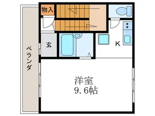 フレッシュハウスタテオカ【3階】の間取り