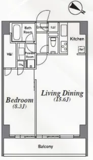 アジリア南麻布Js【9階】の間取り
