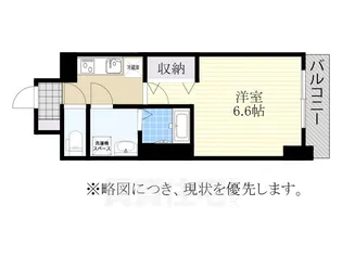 S-RESIDENCE今池arcana【7階】の間取り