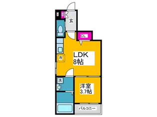 ASTRA SUGIMOTO【1階】の間取り