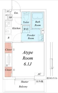 リブリ・津田沼II【1階】の間取り