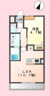 Creek【1階】の間取り