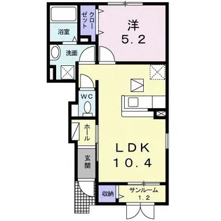 Neo Phoenix【1階】の間取り