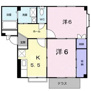 ウィンディ泉【1階】の間取り