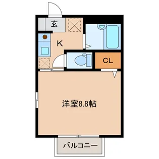 グリーンルーフ【2階】の間取り