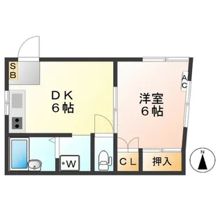 豊田ハイツ【1階】の間取り