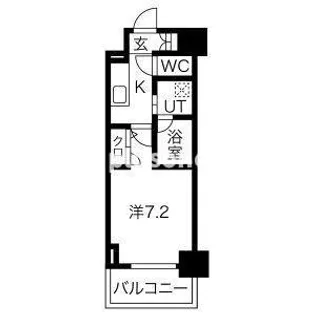 スプランディッド大阪WEST【10階】の間取り