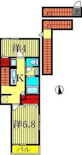 レスポワール【3階】の間取り