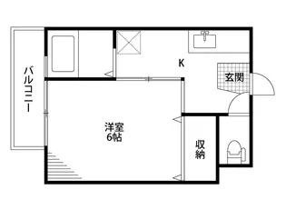 スカイパレス【2階】の間取り