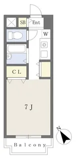 廣嶋ビル【5階】の間取り