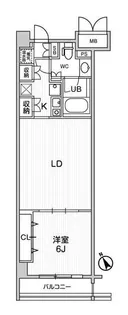 六本木デュープレックスエムズ【3階】の間取り