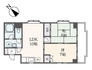 第2ヴィガードエル【5階】の間取り