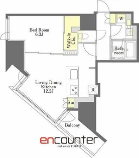 プライムメゾン本郷【8階】の間取り