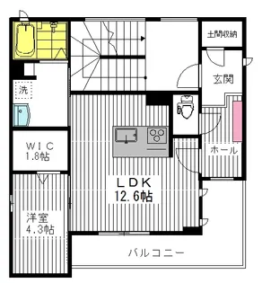 ミヤフォレナ【3階】の間取り