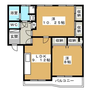 Y’sコートII【1階】の間取り
