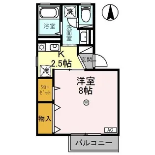 ロイヤルファミールII A【2階】の間取り