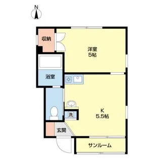 コート山王【1階】の間取り