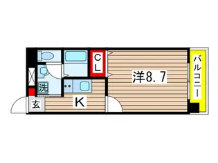 都町小川マンション【1階】の間取り