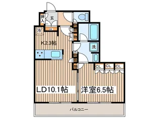 メルクマール京王笹塚レジデンス【15階】の間取り