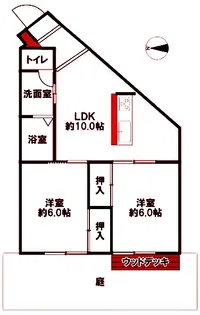 レイ・フローラル【2階】の間取り