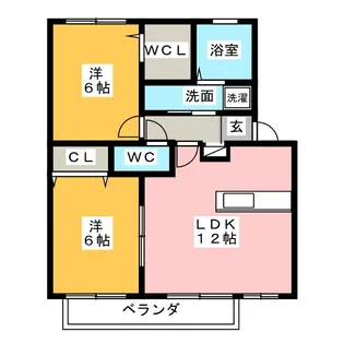 クレアール名東【1階】の間取り
