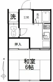 工藤荘【2階】の間取り