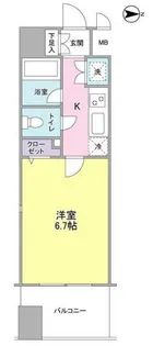 プロスペクト・グラーサ広尾【9階】の間取り